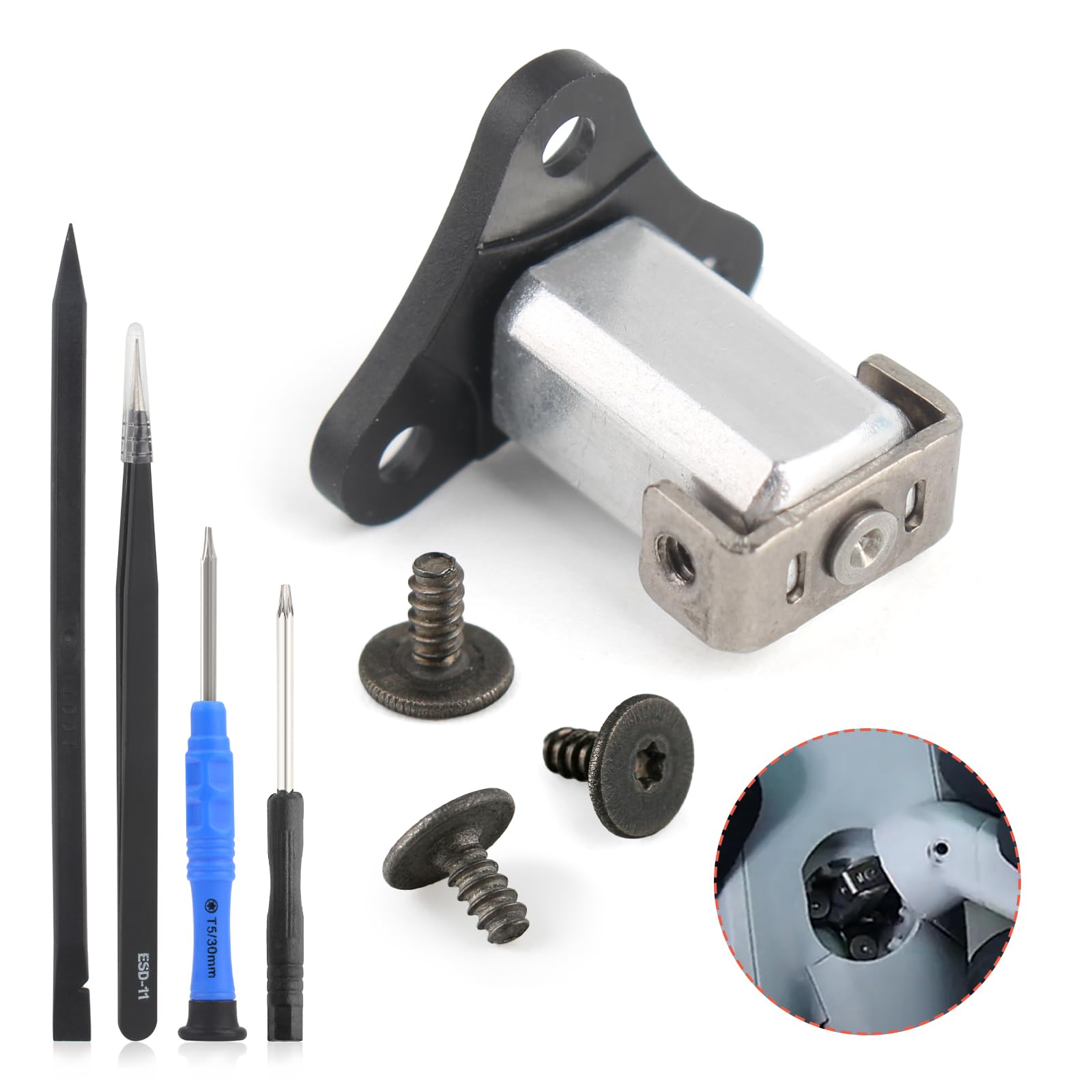 TGHongKy Vorderarmdrehpunkt für DJI Mini 3 Pro Vorderarmwelle Ersatz für Mini 3 Metall Vorderarmwelle Drohne Ersatzteile mit Werkzeug-Kit und 3 Stück Vorderarmwellenschraube von TGHongKy