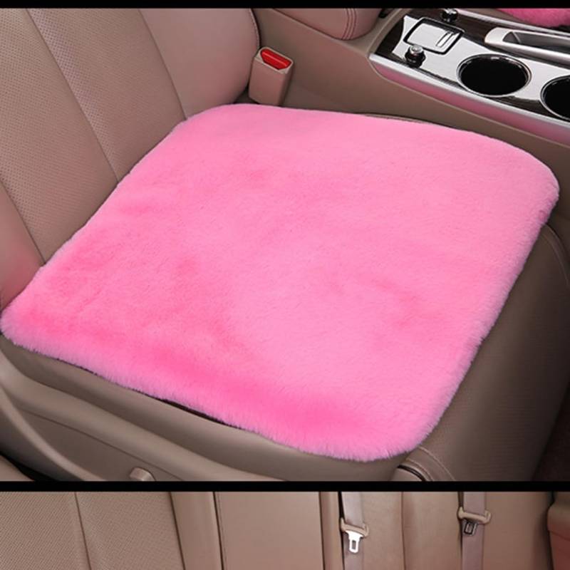 TGNZOKQP Auto Sitzpolster für Suzuki Solio 2007-2013,Autositzschoner Schutz Vordersitz Unten Anti Rutsch Pad Weicher Komfortable Innere Zubehör,A-Pink von TGNZOKQP