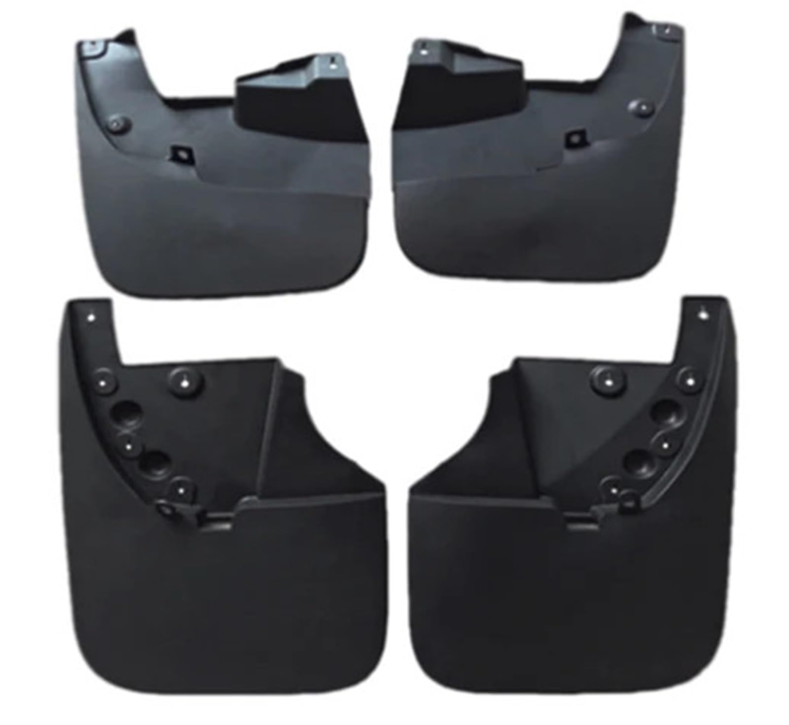 TGUQANM car Mud Flaps Kompatibel Mit Toyota Für Tundra 2007-2018 2019 Auto-Schmutzfänger, Spritzschutz, Kotflügel Vorn Hinten, Styling-Schmutzfänger, Zubehör, 4 Stück von TGUQANM