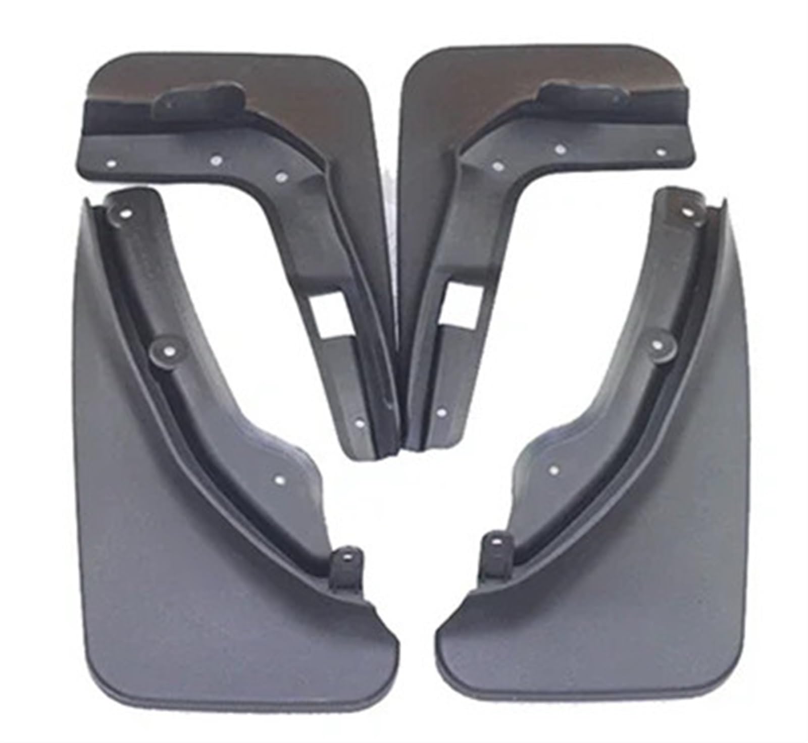 TGUQANM car Mud Flaps Kompatibel mit Mercedes für Benz C W204 2008 2009 2010 2011 Auto-Kotflügel, Schmutzfänger, vorne und hinten, Spritzschutz, Schmutzfänger-Zubehör von TGUQANM