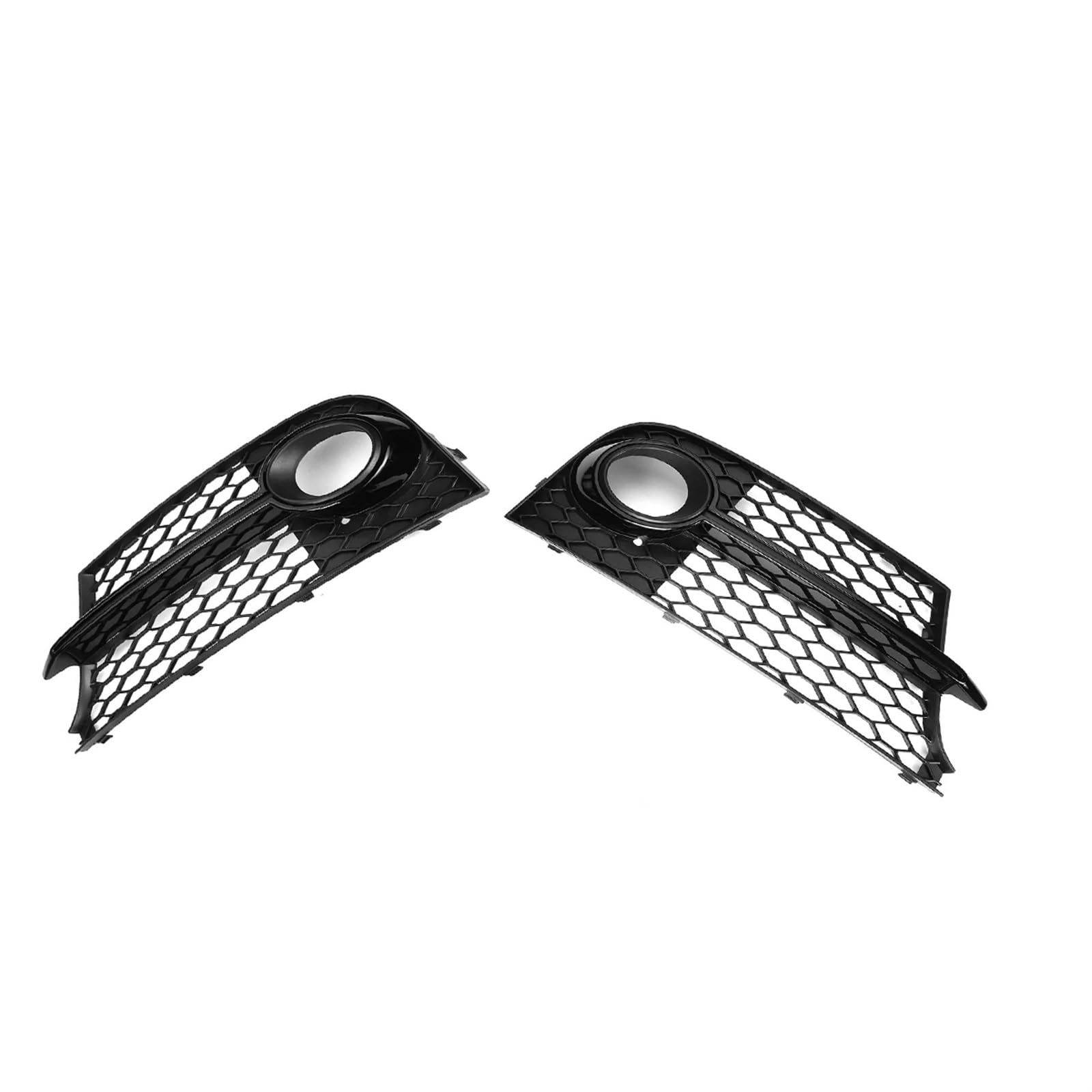 Autolichtabdeckung Paar für Audi, für TT, für MK2, für S-Line, für TTS 2011, 2012, 2013, 2014, Sechskant-Frontgrill, Auto-Front-Nebelscheinwerfer-Grillabdeckung von TGVSELPJ