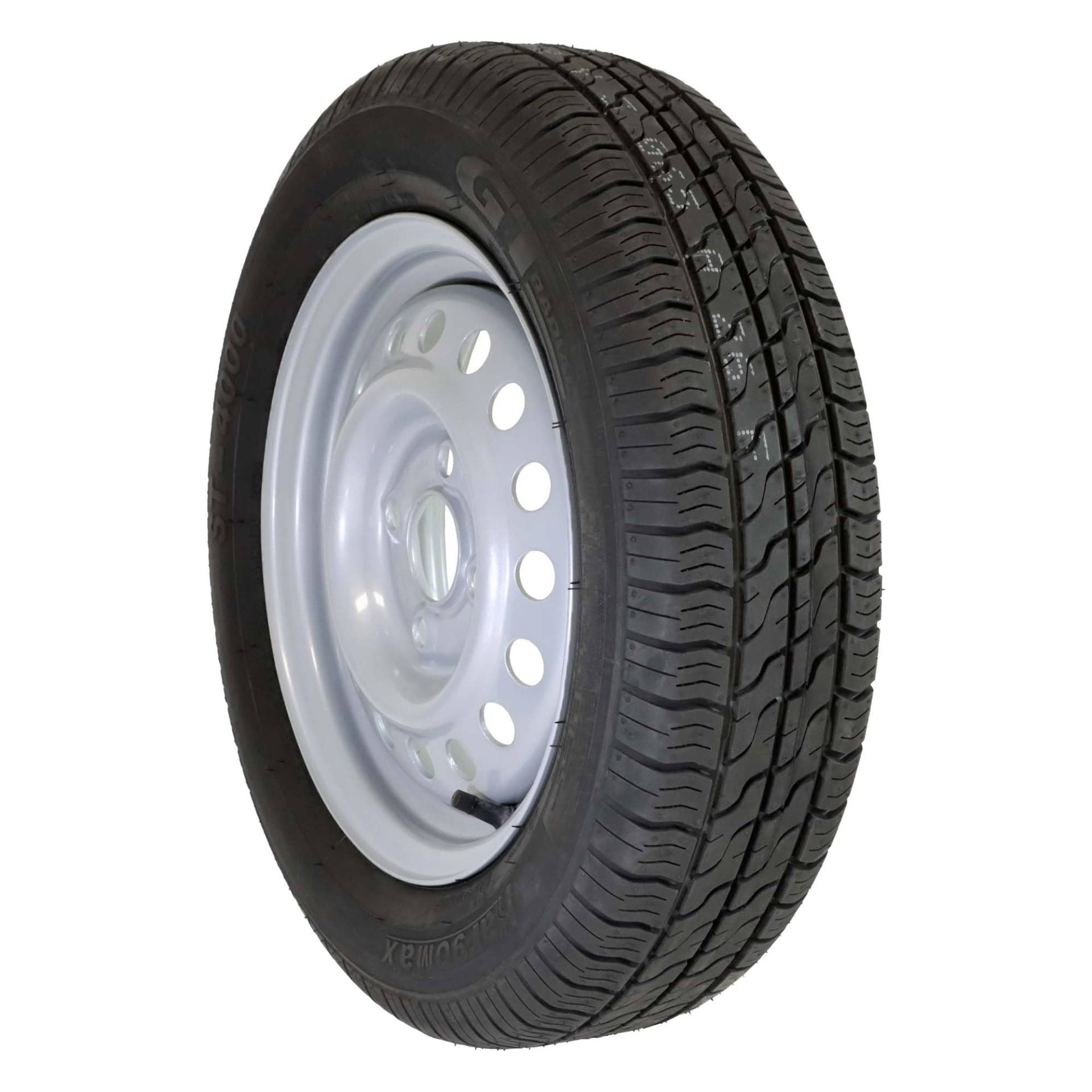 The Drive Komplettrad 155/70 R13 78N M+S für Pkw-Anhänger & Caravan – Felge 4Jx13 H2 ET30 – Lochkreis 4x100 – Tragkraft 425kg – max. 140 km/h – Ersatzrad mit GT-Radial Kargomax ST-4000 von THE DRIVE