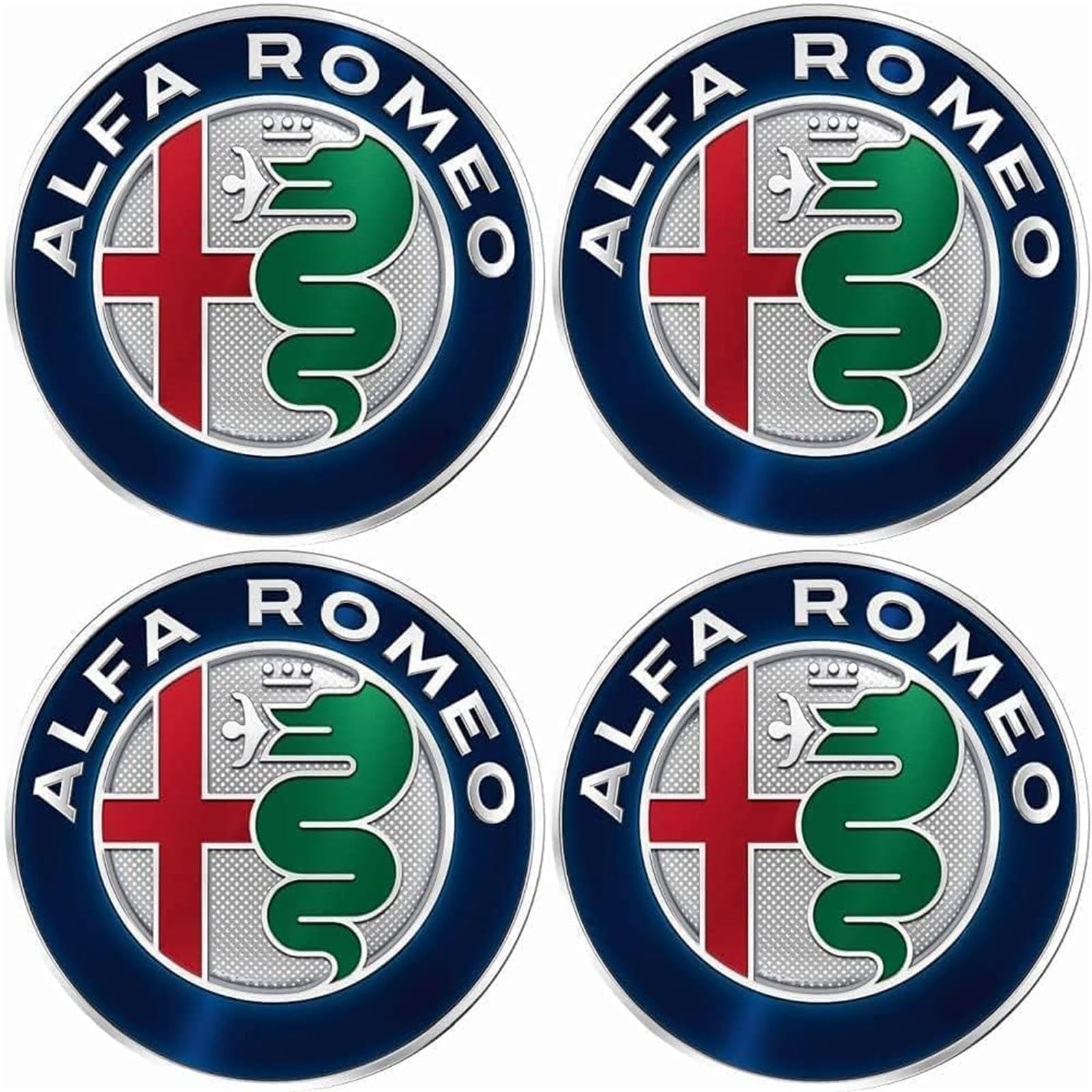 Radnabendeckel für Alfa Romeo 56mm,staubdicht Felgenkappen, Nabendeckel,Radmittelkappen,Radnaben-Mittelabdeckungen von THERIM