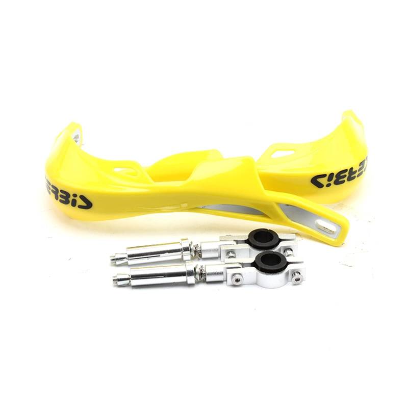 1 Paar 22MM 28MM Motorrad Handschutz Handguard Griff Schutz Schild Motorrad Für YAM*HA YZ YZF WR WRF TTR 125 250 400 450(Yellow1) von THIKK