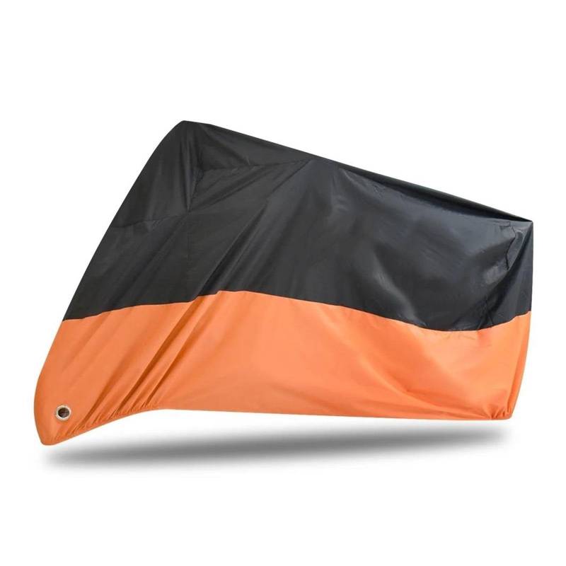 Für Ya*ma&ha XTZ 125 250 XTZ125 XTZ250 Motorradabdeckung Outdoor Indoor Wasserdicht Staub Regen Schnee UV Sonne Schmutz Fahrradabdeckungen(Orange) von THIKK