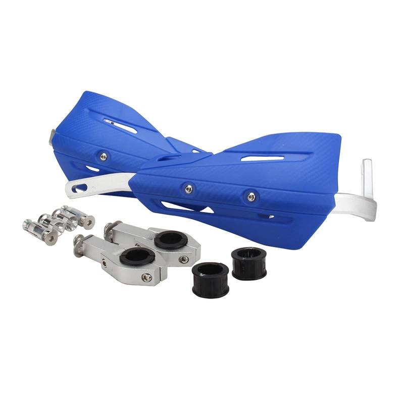 THIKK Motorrad 22 28mm Hand Guard Handguard Protector Für Ya*ma&ha SX SXF KLX KX KXF YZ YZF CR CRF RMZ Dirt Bike Enduro Supermoto(Blu) von THIKK