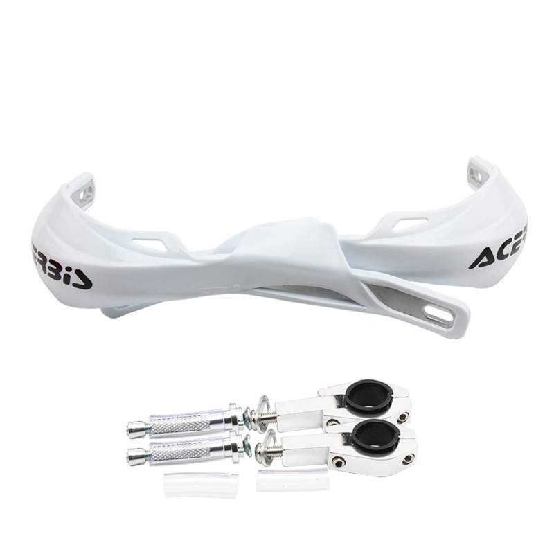 THIKK Motorrad Lenker Schutz 28mm 22mm Handguard Griff Bar Handguards Für Hon&d*a Su@zuk*i Ka*wasa&ki Ya*ma&ha CR EXC YZF WRF(White3) von THIKK