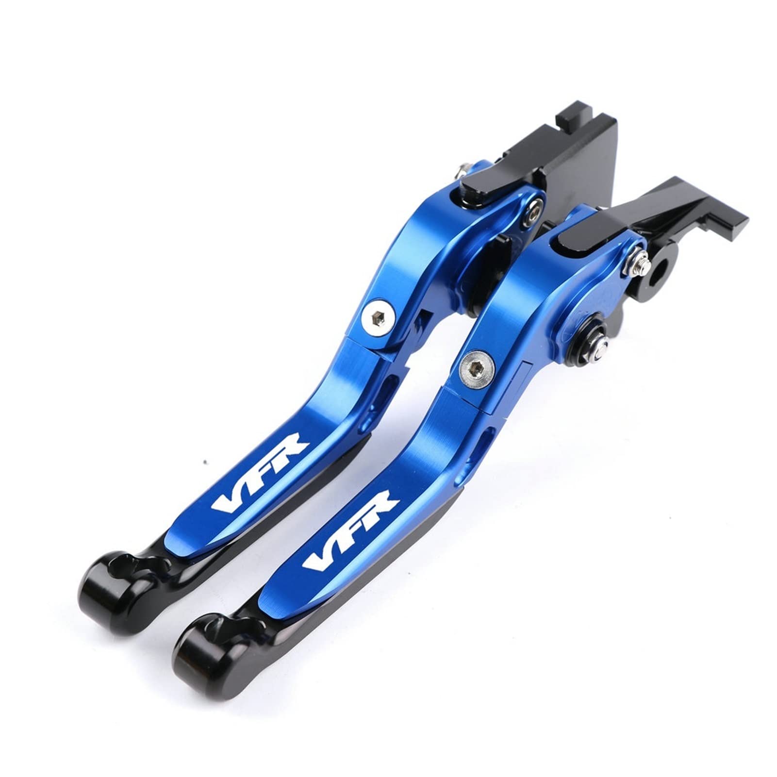 THIKK Motorradzubehör VFR800 Bremskupplungshebel Replacement for Hon Da VFR800/F Fi/W1 VTEC VFR 800 F 800F Fi W1 VTEC Bremskupplungshebel Brake Clutch Levers(BlueBlueBlack) von THIKK