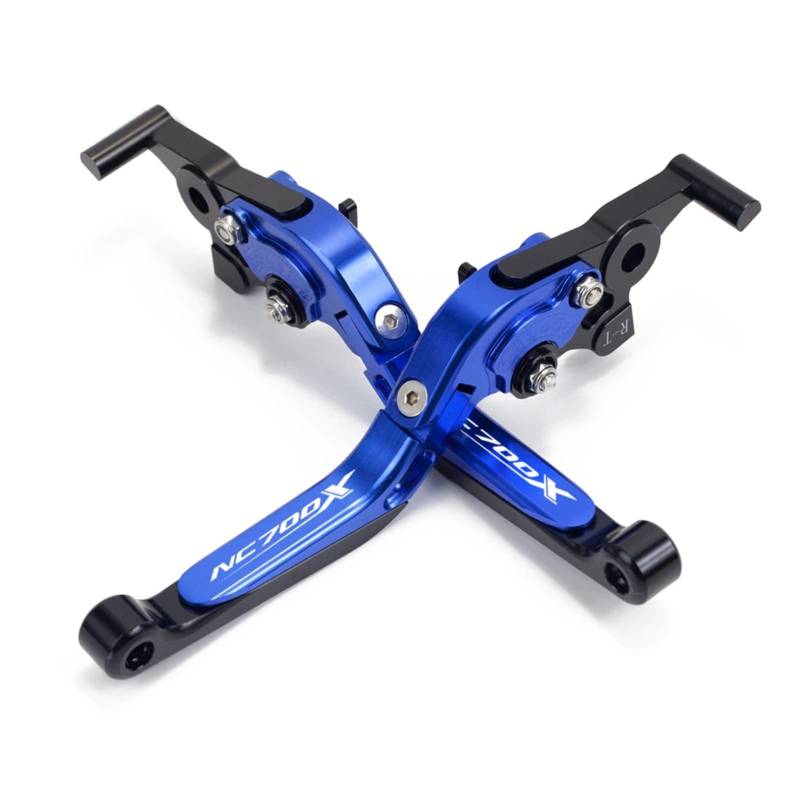 THIKK NC750X Motorradzubehör CNC Einstellbare Bremskupplungshebel Replacement for Hon Da NC 750X NC 750 X NC750 X (Nicht NC750/S) 2012-2015 2014 Brake Clutch Levers(BlueBlueBlack) von THIKK