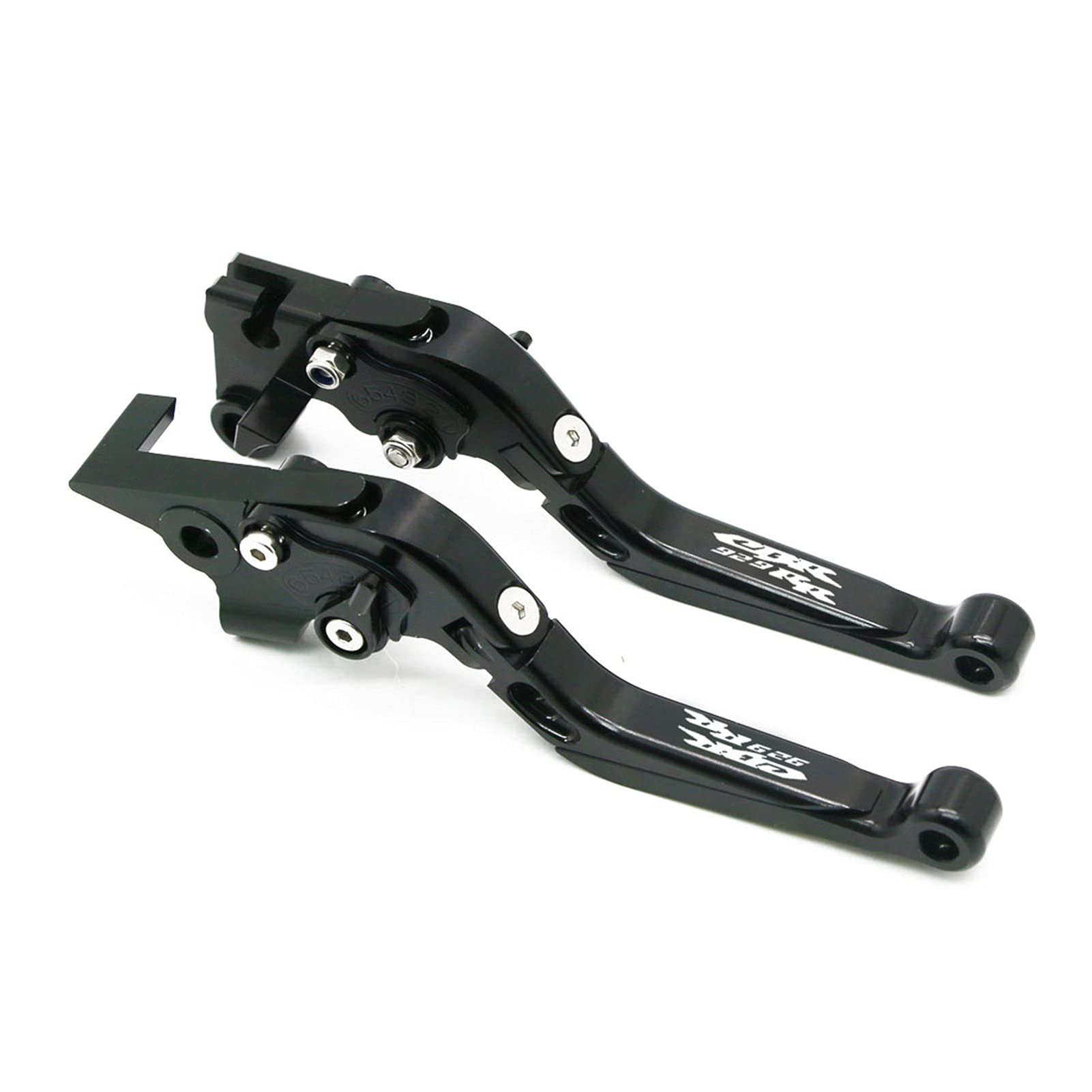 THIKK Replacement for Hon Da CBR929RR CBR 929RR CBR 929 RR 2000 2001 Motorrad CNC Einstellbare Ausziehbare Klappbremse Kupplungshebel Griff Griff Brake Clutch Levers(Nero) von THIKK