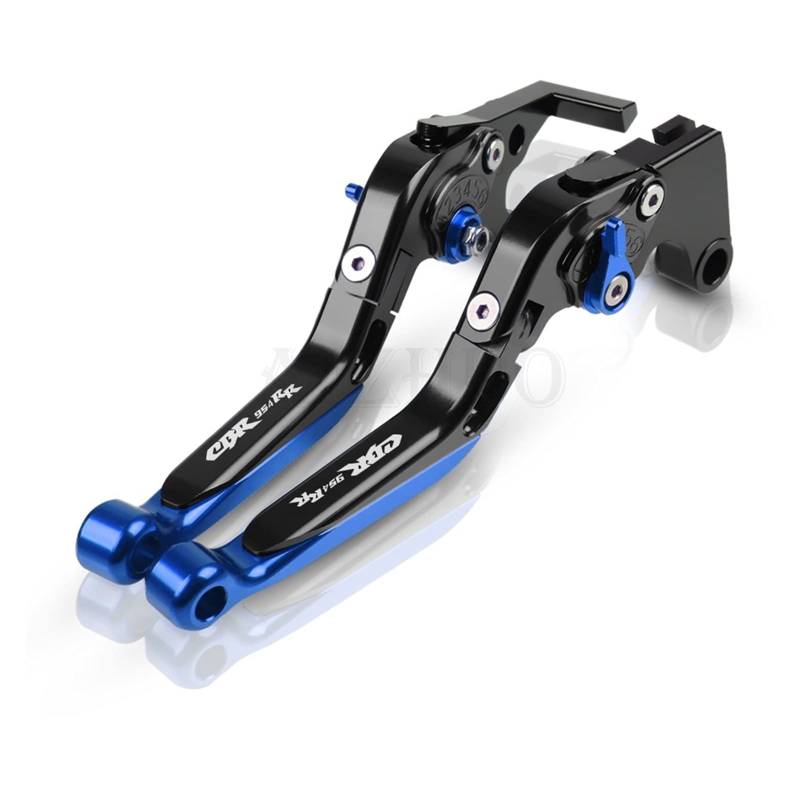 THIKK Replacement for Hon Da CBR954RR CBR 954 RR CBR954 RR 954RR 2002 2003 CBR954RR CNC Einstellbare Motorrad Zubehör Bremskupplungshebel Brake Clutch Levers(BlackBlackBlue) von THIKK