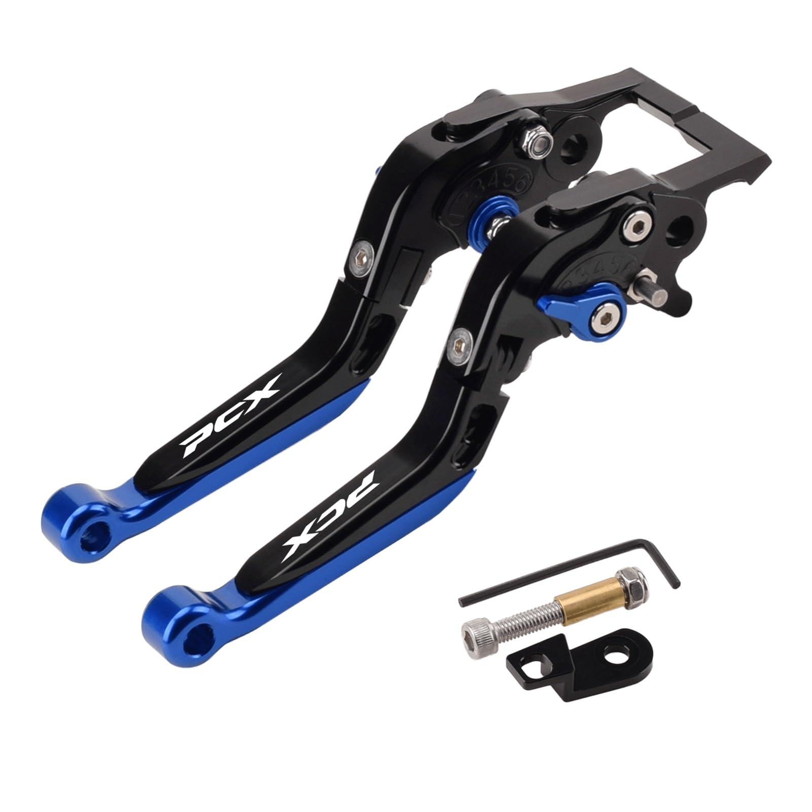 THIKK Replacement for Hon Da PCX160 PCX 125 150 160 ABS Doppelscheibenbremse Motorradzubehör Faltbar Mit Parkfunktion Bremse Brake Clutch Levers(A3) von THIKK