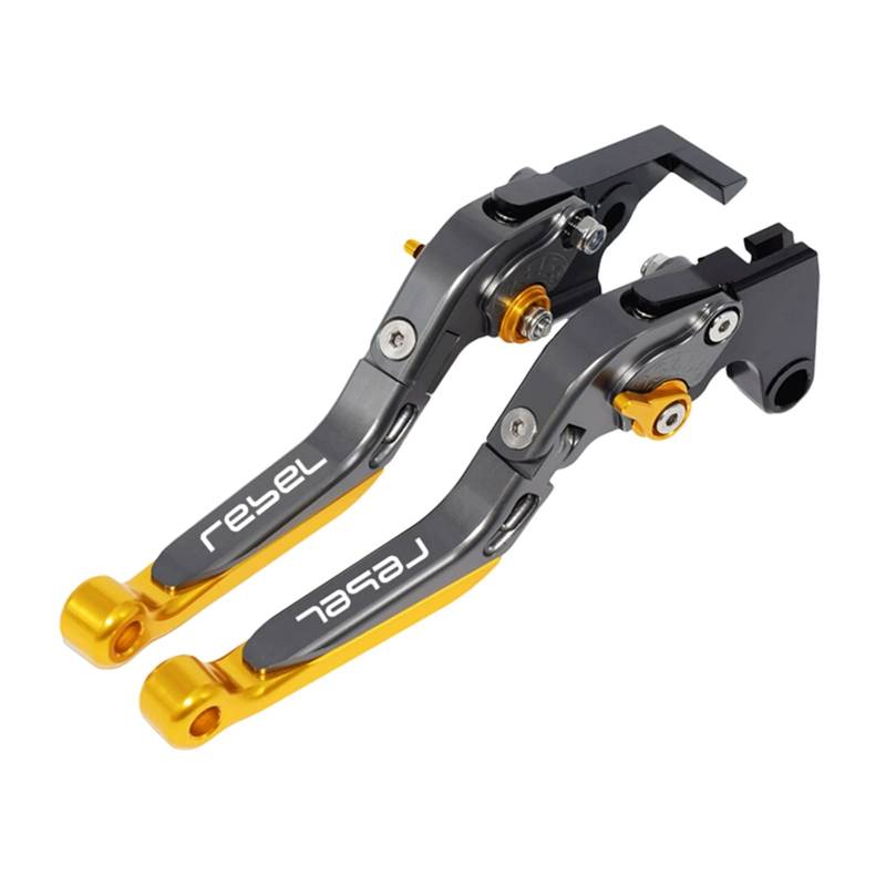 THIKK Replacement for Hon Da Rebel CMX 300 500 1100 CMX1100 CMX500 Motorradzubehör Einstellbare Faltbare Ausziehbare Rollerbremse Kupplungshebel Brake Clutch Levers(J10) von THIKK