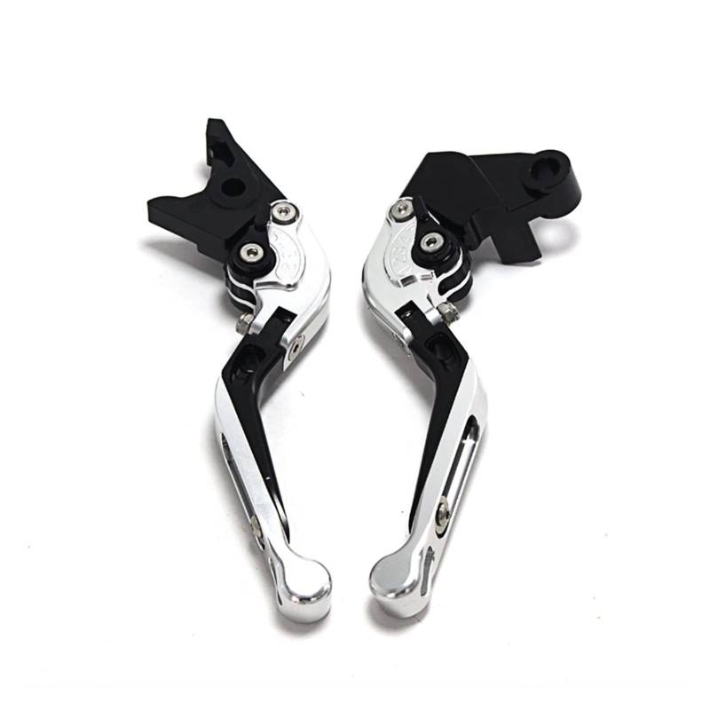 THIKK Replacement for Hon Da VTR1000F/FIRESTORM VTR 1000 F 1998-2005 MotorradEinstellbare Klappbremskupplungshebel Brake Clutch Levers(SilverBlackSilver) von THIKK