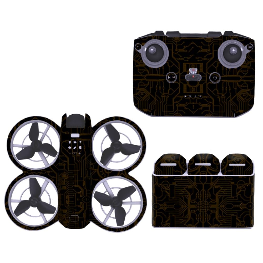 Drohne Dekorative Aufkleber Kompatibel für DJI Neo, Film Decal Skins für Drohne Controller Dekoration Aufkleber Wrap Cover Aufkleber DIY Komplett-Set Skin Zubehör (11) von THLMT