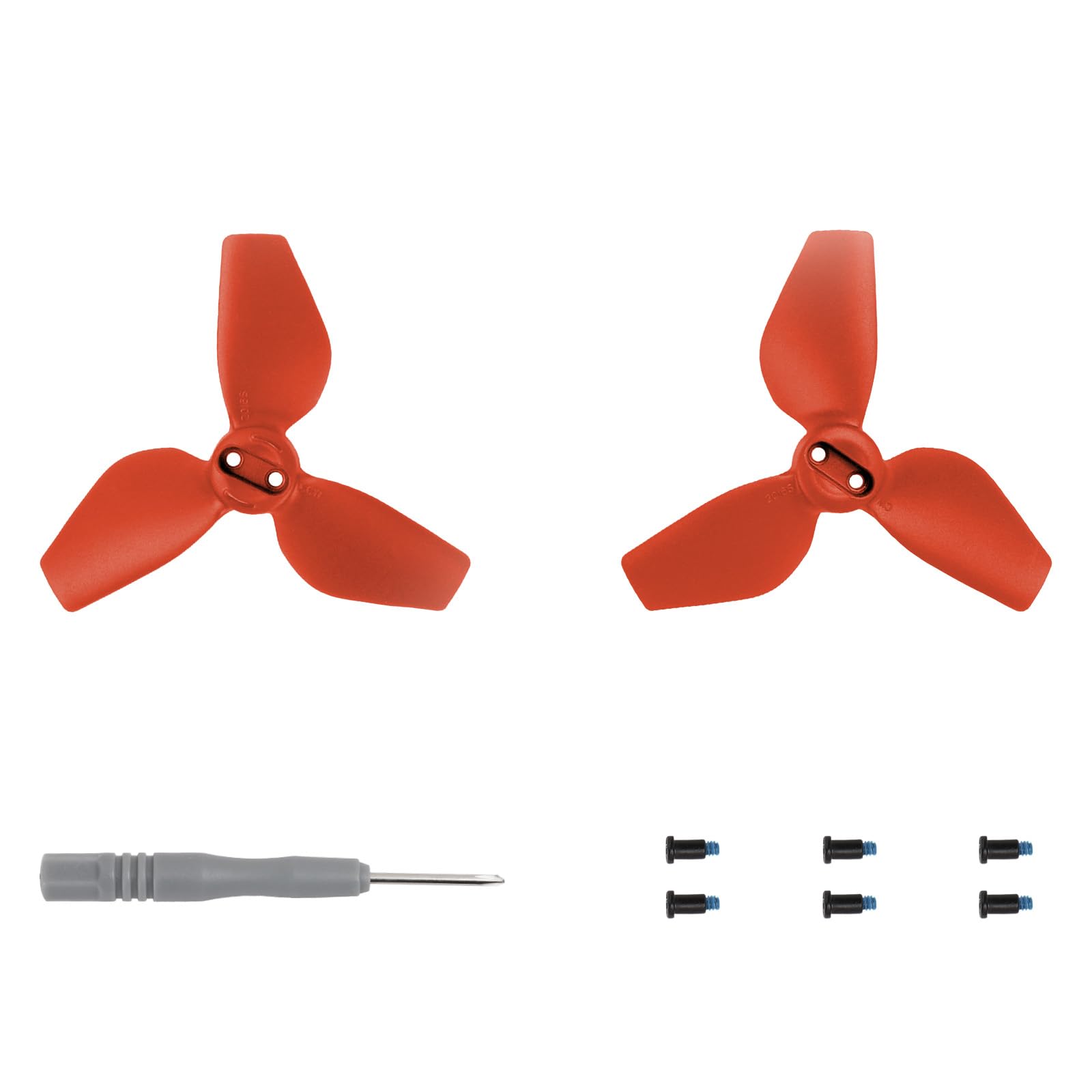 Geräuscharme Propeller Kompatibel für DJI NEO, Drohne für 2016S Bunte Propeller Requisiten Schnellspanner Quadcopter Propeller-Ersatz Leichter Flügel Drohne Blatt-Paddles (Rot 1 Paar) von THLMT