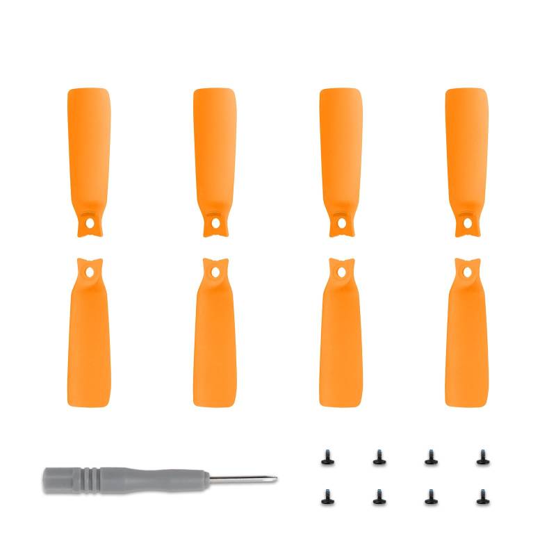 Low Noise Propeller Kompatibel für DJI Flip, Drohne 4022F Propeller Requisiten Schnellspanner Quadcopter Blade Ersatz Leichtgewicht Drohne Farbe Flügel Paddel Ersatzteile (Orange) von THLMT