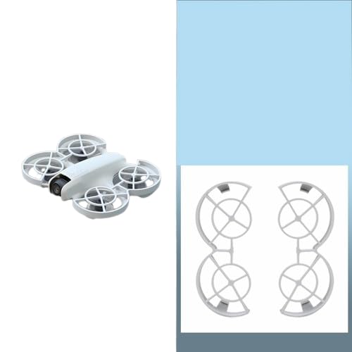 Propeller Schutz Stoßstange Ring Kompatibel für DJI NEO, Drohne Propeller Schutzring Drohnen Klingen Paddel Schutz Anti-Kollision Quadcopter Flügel Stoßstange Protector (Grau) von THLMT