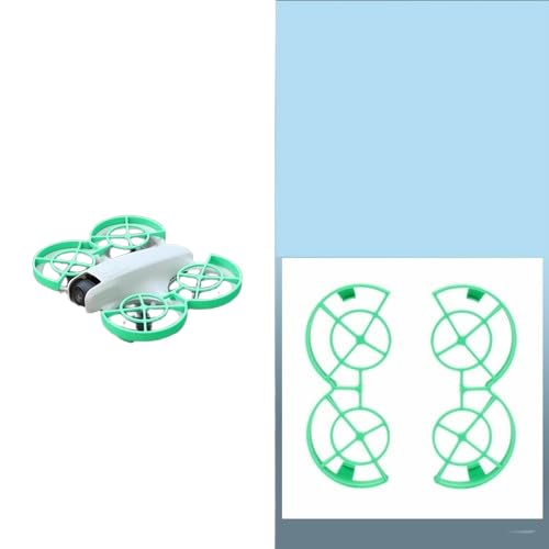 Propeller Schutz Stoßstange Ring Kompatibel für DJI NEO, Drohne Propeller Schutzring Drohnen Klingen Paddel Schutz Anti-Kollision Quadcopter Flügel Stoßstange Protector (Grün) von THLMT