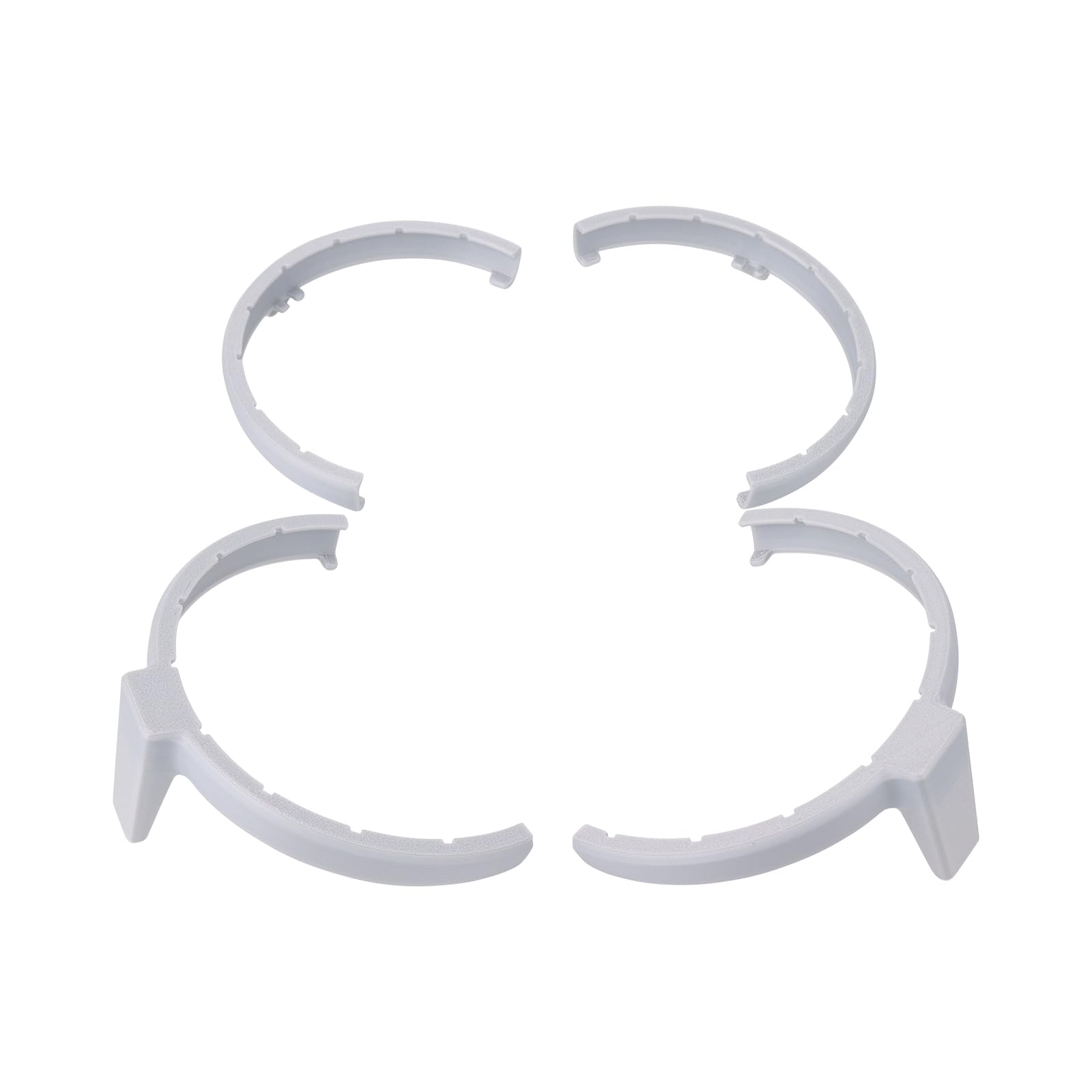 Propellerschutzring Stoßstange mit erhöhtem Standfuß Kompatibel für DJI FLIP, Drohnenpropeller Schutzring Drohnen Landebeine Verlängerungen Stativ Propeller Paddel Ring Protector (Grau) von THLMT