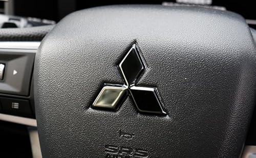 Auto Logo Aufkleber Abzeichen für Mitsubishi Outlander 2023, Selbstklebend Autoaufkleber Emblem Abziehbilder, Body Abzeichen Aufkleber, Auto Zubehör,B von THOMIX