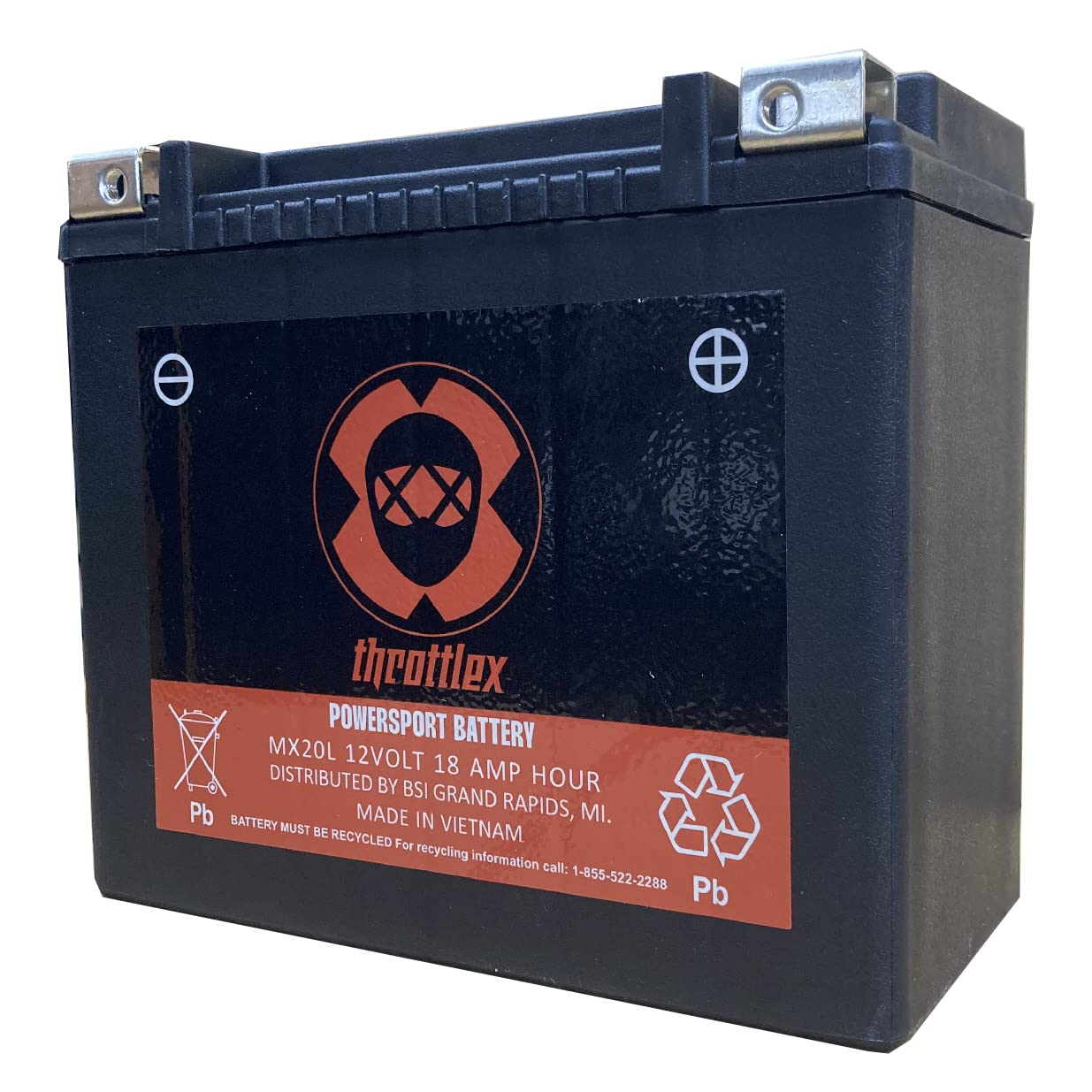 MX20L – Motorrad Batterie – 500 + CCA von THROTTLEX