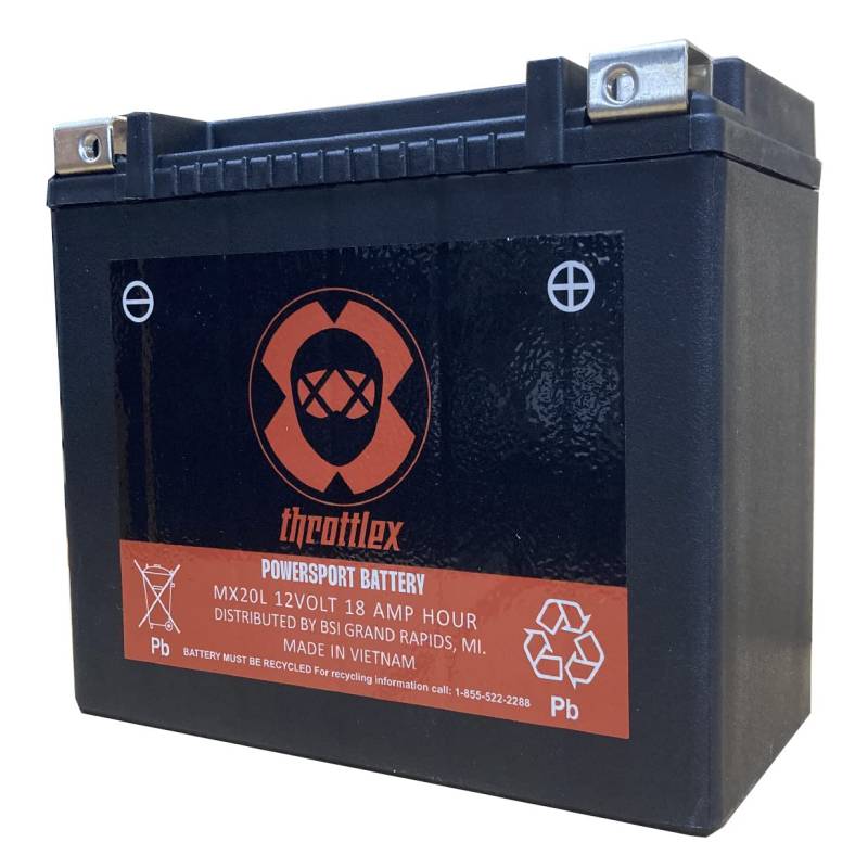 MX20L – Motorrad Batterie – 500 + CCA von THROTTLEX