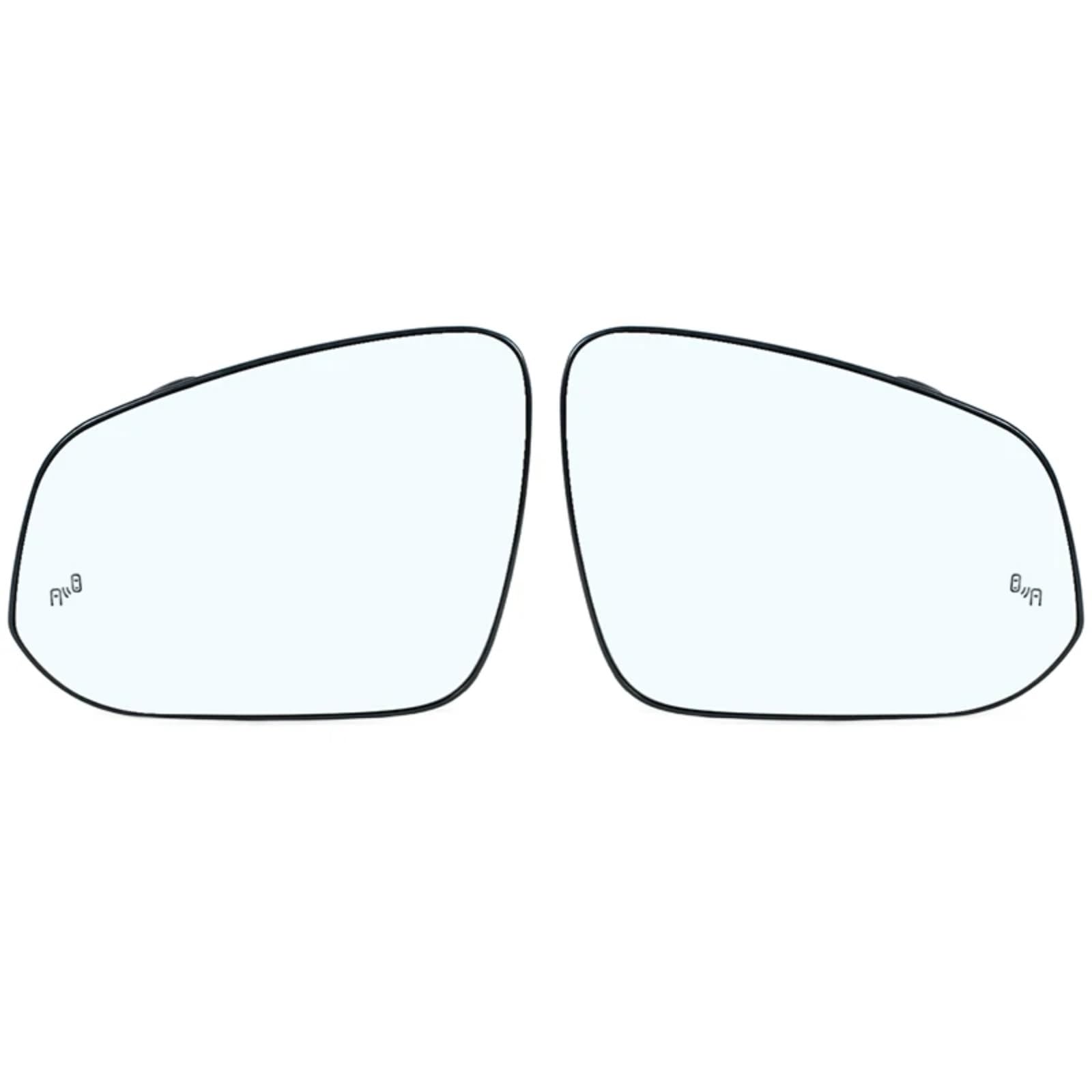 Außenspiegel Glas Kompatibel Mit Toyota Für Rav4 2014 2015 OE: 4M0857535G 4M0857536G Autozubehör Rückspiegelglas Links Rechts Außenspiegelglas(Pair) von THRU