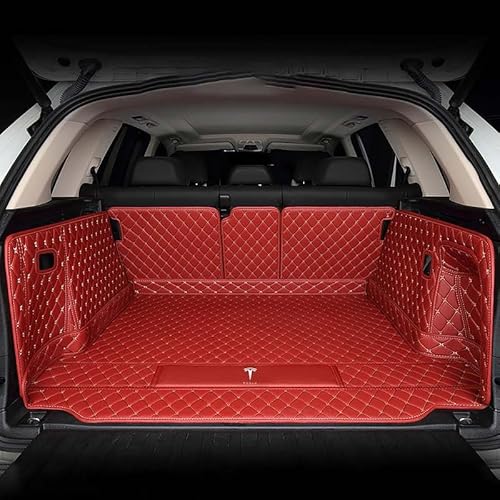Auto Kofferraummatten, Für Tesla Model Y 2021 (front trunk), Langlebiges Wasserdicht Kratzfest Kofferraumwanne Kofferraum Schutzmatte,G von THRU