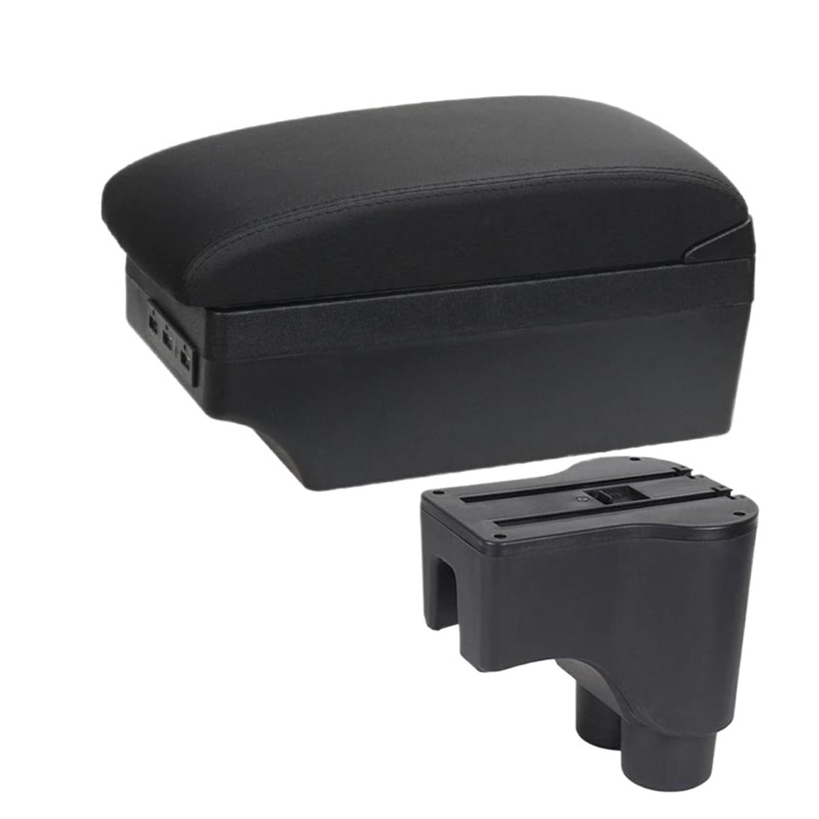 Kompatibel Mit Daihatsu Für Terios 2 Auto-Doppelschicht-Armlehnenbox, Mittelkonsole, Aufbewahrungsbox, Ersatzteile Auto Armlehnen(color1) von THRU