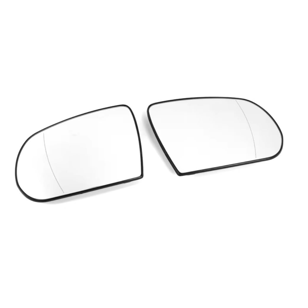 THRU Außenspiegel Glas Kompatibel Mit Jeep Für Compass MP 2017 2018 2019 2020 2021 2022, Beheiztes Rückspiegelglas, Seitenspiegelglas, Türspiegelglas(A Pair) von THRU