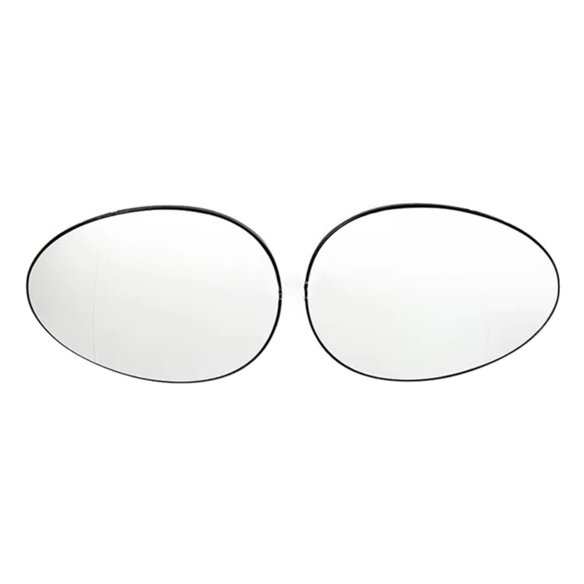 THRU Außenspiegel Glas Kompatibel Mit Mini Für R60 R58 R59 R61 Auto-Rückspiegelglas Mit Heizung, Seitentürspiegelglas, OEM: 51162755625 51162755626(A Pair) von THRU