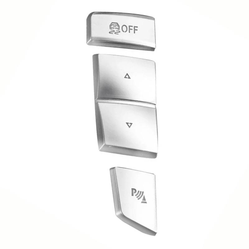 THRU Autoknopf Aufkleber Set Kompatibel Mit F01 F02 F03 F04 2009 2010 2011 2012 2013 2014 Auto-Schaltknauf-Schalterabdeckung Aufkleber Innenzubehör von THRU