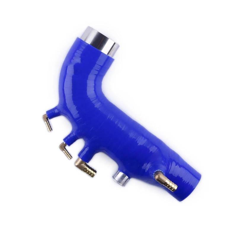 THRU Kompatibel Mit Subaru Für WRX GE GH GR GV 2008–2014 Für Legacy 2005–2009 Für Forester XT EJ25 Für Turbo-Silikon-Ansaugschlauch Kühlerschlauch Auto(Blue) von THRU