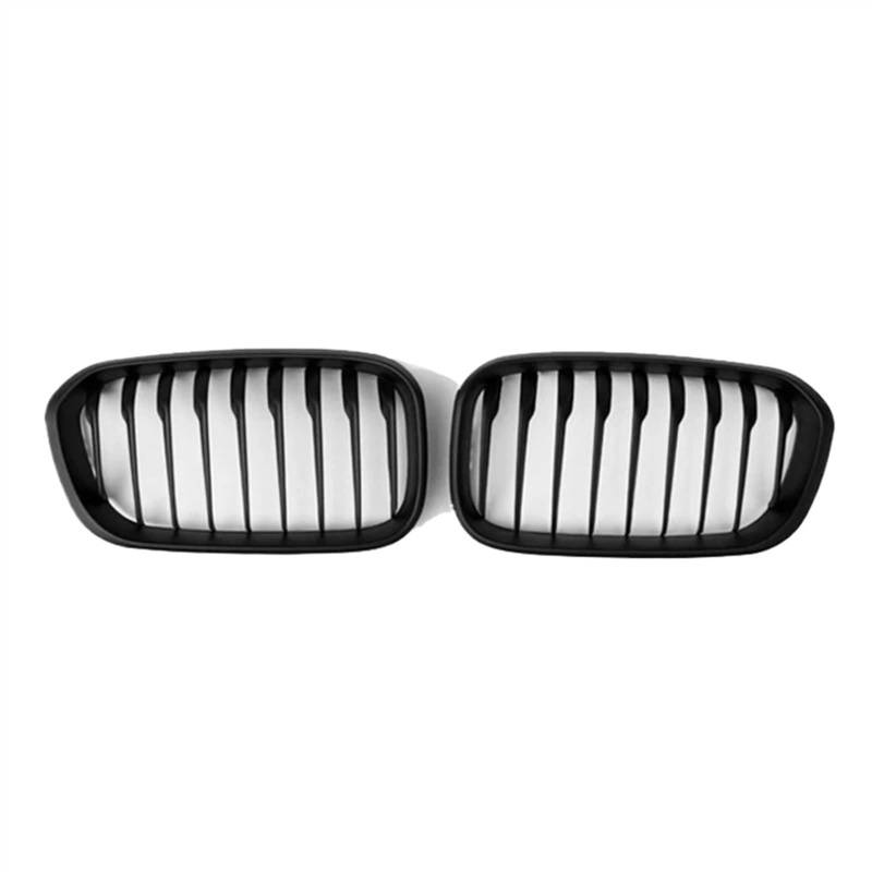 THRU Vorderer Mittelgrill des Kompatibel Mit 1er F20 F21 118i 120i 125i 2015 2016 2017 2018 Auto-Nieren-Ersatz-Frontgrill Auto-Frontkühlergrill(Matte Black) von THRU