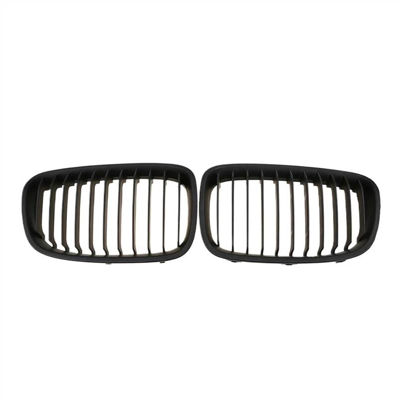 THRU Vorderer Mittelgrill des Kompatibel Mit 1er F20 M140i 118d F21 2012 2013 2014 Front Diamonds Style Grille Zubehör Front Kühlergrills Ersetzen(Single-Matte Black) von THRU