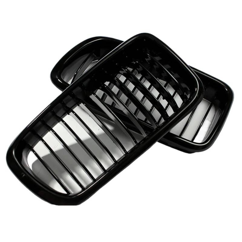 THRU Vorderer Mittelgrill des Kompatibel Mit 7er E38 740i 740iL 750iL 1999 2000 2001 Niere Kühlergrill OEM: 51138125811 51138231593 51138125812 51138231594 von THRU