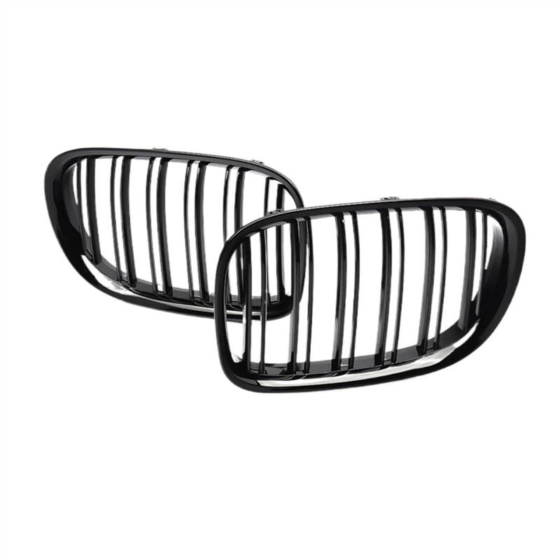 THRU Vorderer Mittelgrill des Kompatibel Mit 7er F01 F02 F03 F04 740i 750i 2009 2010 2011 2012 2013 2014 2015 Auto Front Nierengrill OEM: 51117184151 51117184152 von THRU