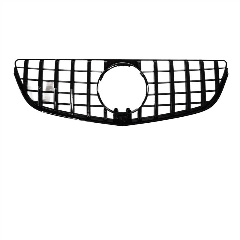 THRU Vorderer Mittelgrill des Kompatibel Mit Benz Für E-Klasse C207 W207 A207 2013 2014 2015 2016. Auto Vorne In Der Mitte, Stoßstangenhaube, Kühlergrill, Zierstreifen, Abdeckung(Black) von THRU