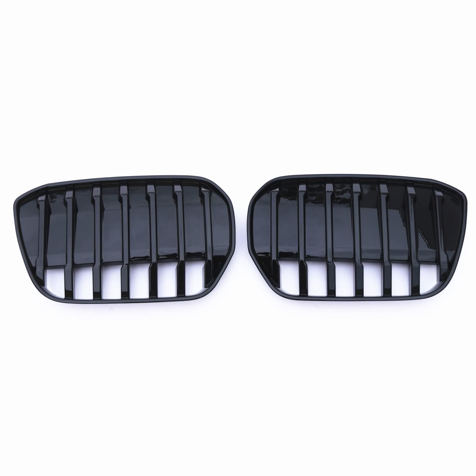 THRU Vorderer Mittelgrill des Kompatibel Mit IX3 2020 2021 2022 2023 Auto Stoßstange Ansaughaube Mesh Air Vent Cover Grid Kit Kühlergrill Front Kühlergrill Ersatz(Black) von THRU