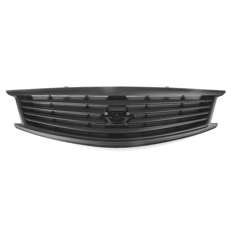 THRU Vorderer Mittelgrill des Kompatibel Mit Infiniti Für G25 G37 Q40 4-Türer 2010 2011 2012 2013 Frontgrill Obere Stoßstangenhaube Mesh Auto Frontkühlergrill Racing Grill(Matte Black) von THRU