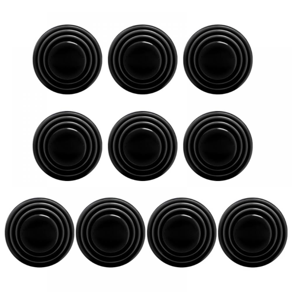 10PCS Universal Auto Tür Stoßstange Schutz Aufkleber Stoßdämpfende Stumm Dichtungen Kompatibel mit Autos LKW SUVs(Black) von THgfdZX