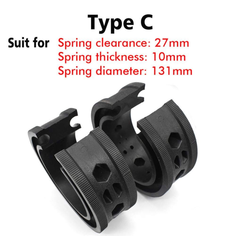 2er-Pack Universal-Auto-Stoßdämpfer-Federkissen, kompatibel mit A, B, C, D, E, Typ, Federn, Stoßstangen(C) von THgfdZX