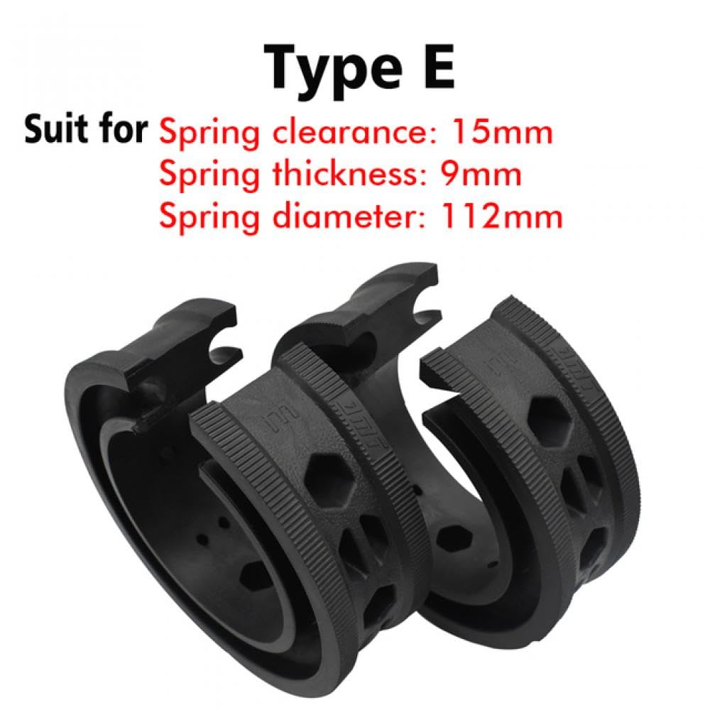 2er-Pack Universal-Auto-Stoßdämpfer-Federkissen, kompatibel mit A, B, C, D, E, Typ, Federn, Stoßstangen(E) von THgfdZX