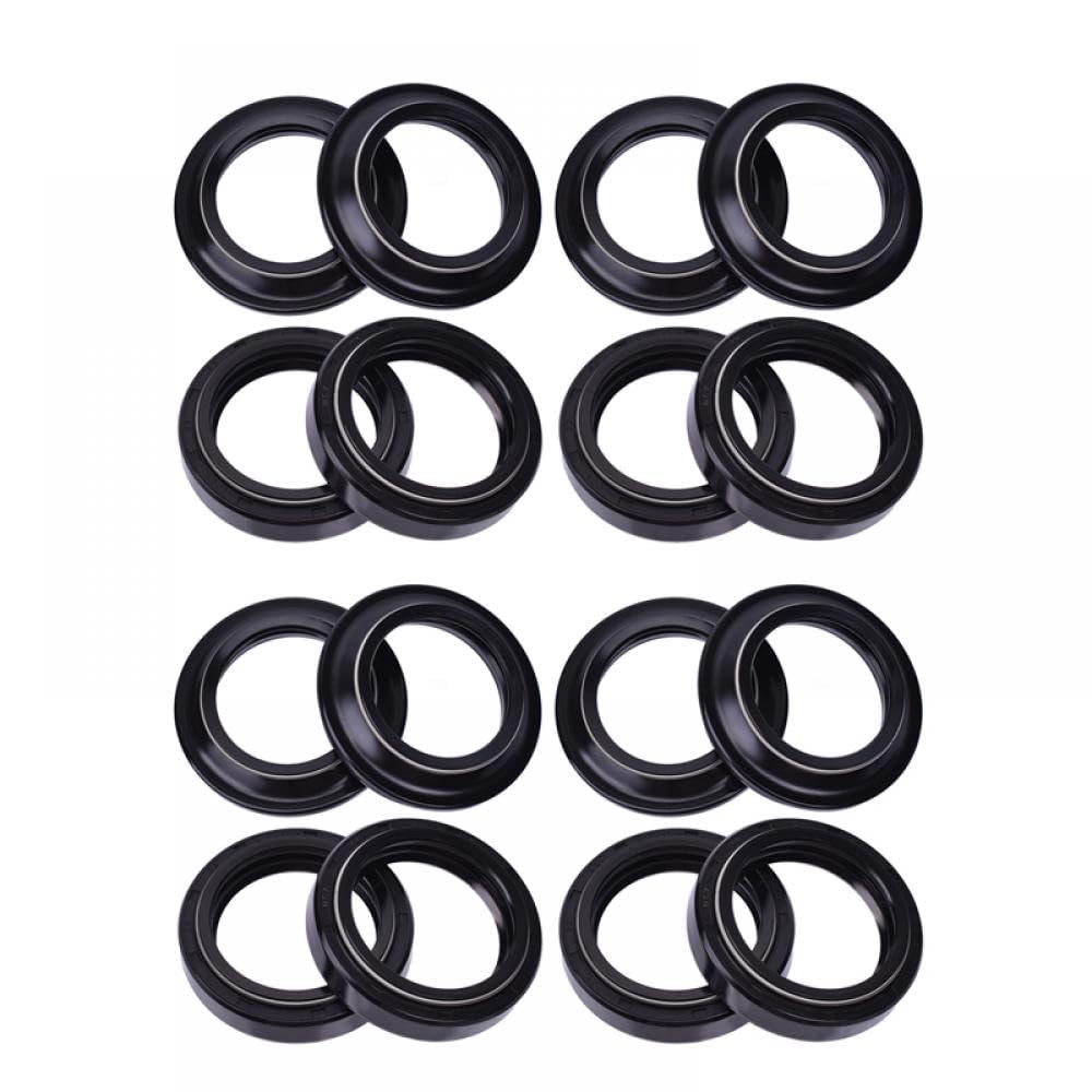 33X45X8/10,5 Motorrad Stoßdämpfer Vorne Gabel Dämpfer Öl Dichtung Staub Abdeckung Kompatibel Mit YZF-R15 YZF-R125 R125 R15(4SETS OIL SEAL COVER) von THgfdZX