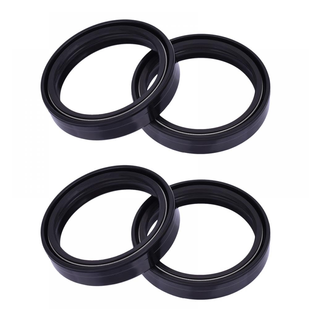 47 x 57 x 11 Motorrad-Nitrilkautschuk-Vorderradgabel-Dämpfer-Öldichtung, kompatibel mit Stoßdämpfern(4PCS OIL SEAL) von THgfdZX