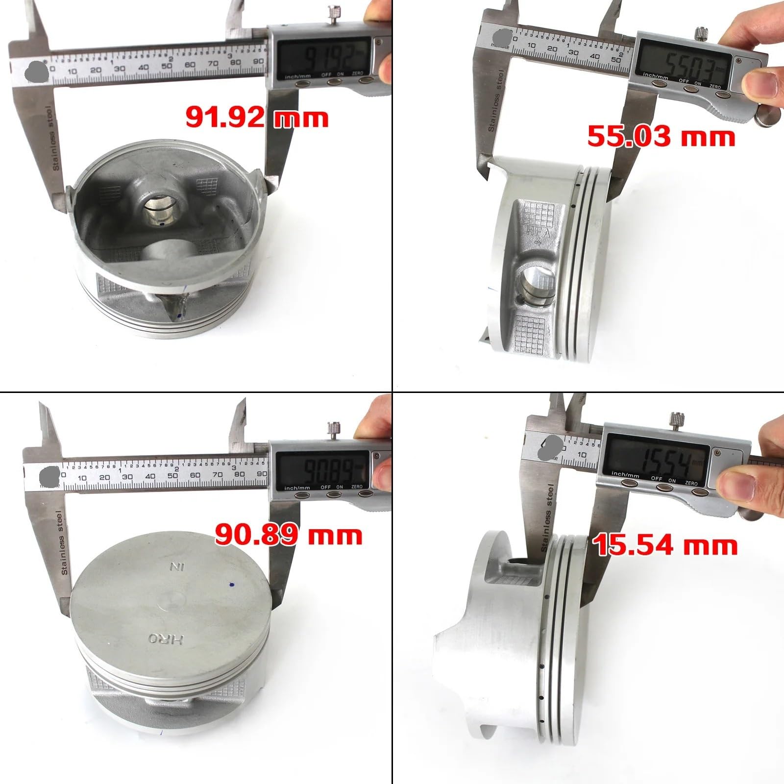 92-mm-Zylinderkopf-Krug, kompatibel mit 12–19 TRX500 Fo Ru 500 FPE FPM FE FM FA, Kolbenringe, Dichtungsendsatz, 475 cc von THgfdZX