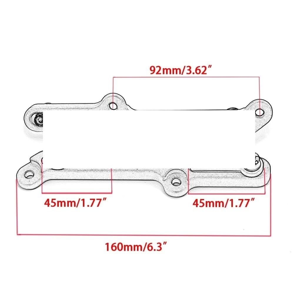 Aluminium-Windschutzscheibenhalterung, verstellbare Motorrad-Windschutzscheibe, passend für NC750X NC 750X 2016 2017 2018 2019 2020, kompatibel mit ähnlichen Modellen(BLACK) von THgfdZX