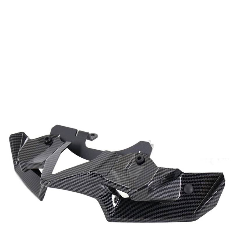 Carbon-Faser-Frontspoiler-Winglet, aerodynamisches Flügel-Set, kompatibel mit Z 900 Naked Motorrad 2020 2021 2022(Bright Black) von THgfdZX