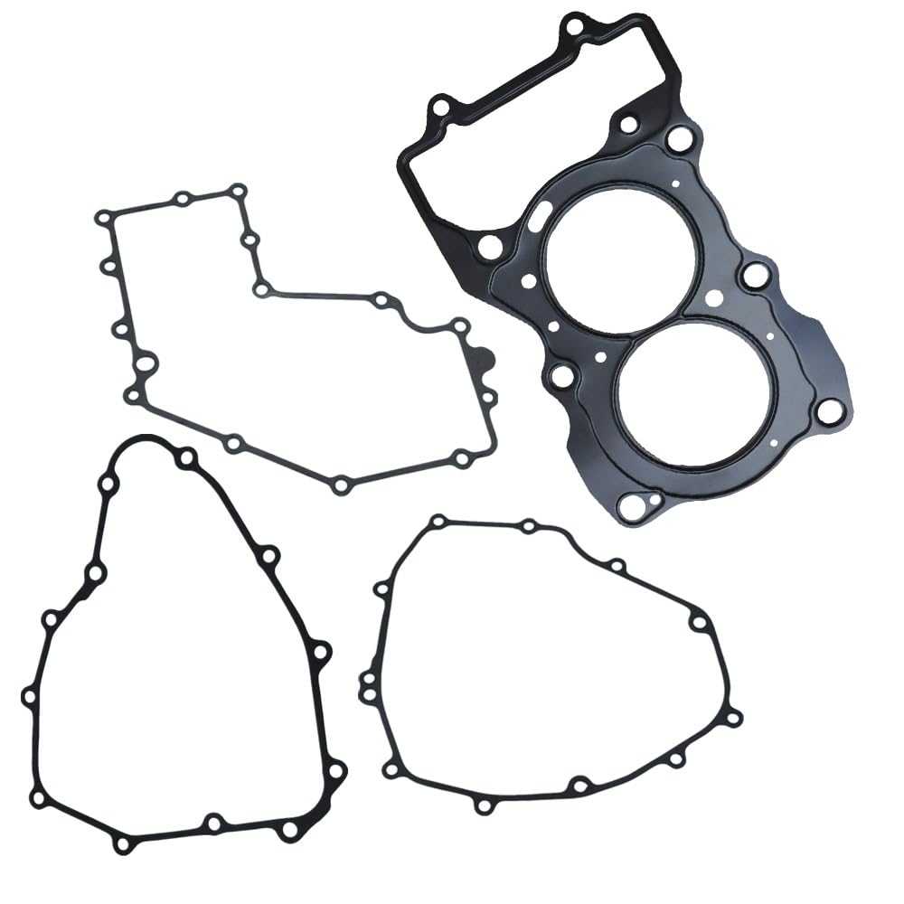 Kompletter Zylinderbasis-Generator-Kupplungsdeckel-Dichtungssatz Kompatibel mit Motorräder, kompatibel mit K N 400 EX400 2018 bis 2022, Z400 ZR400 2019 bis 2022(FOUR PCS) von THgfdZX